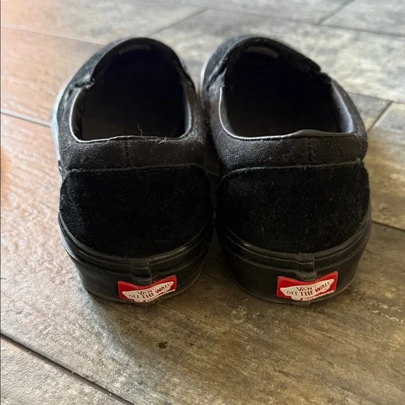 Vans men’s  Slip-On Sneakers - Black and Brown Pattern - Picture 5 of 7